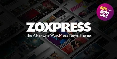  قالب خبری وردپرس ZoxPress
