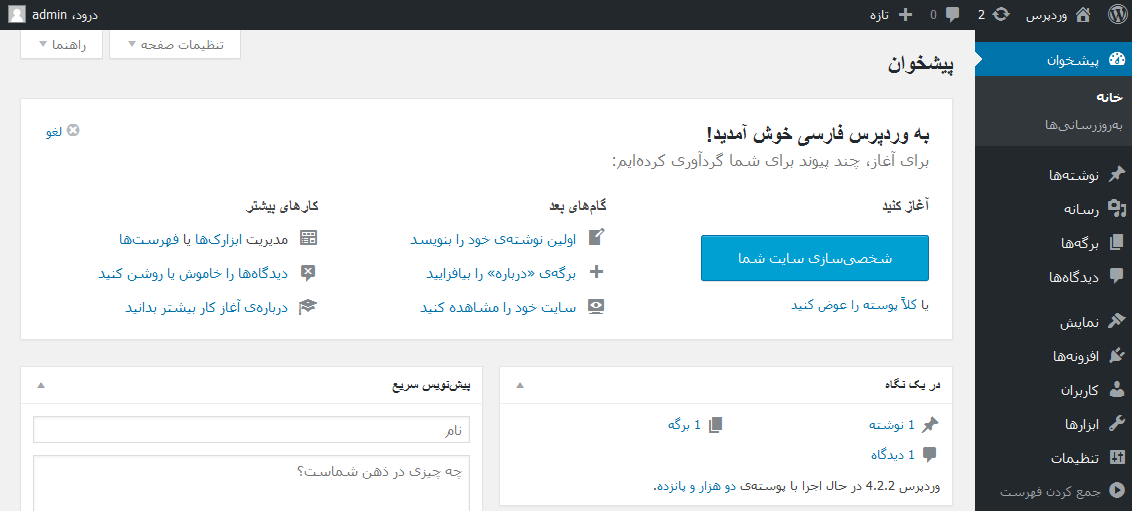 کپی رایت در قالب وردپرس