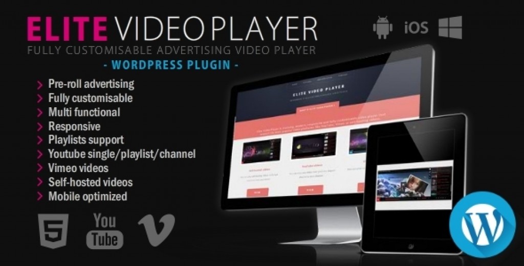 افزونه Elite Video Player