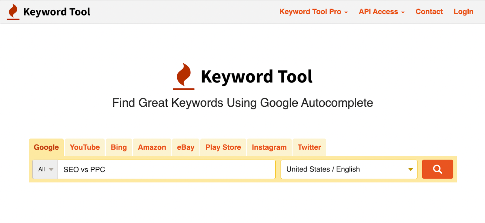 keyword tool