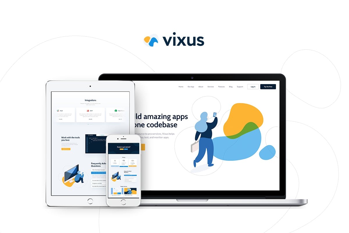 قالب vixus